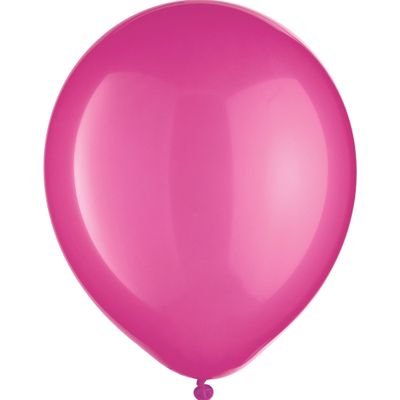 Fuchsia Latex Balloons 12" – Pack of 10