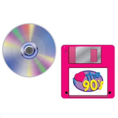 90's Retro Coasters 8ct
