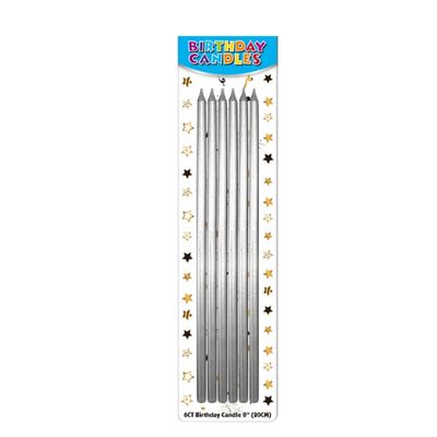 8" Candles – 6ct