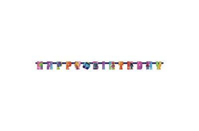 Trolls Jointed "HAPPY BIRTHDAY" Letter Banner (6ft)