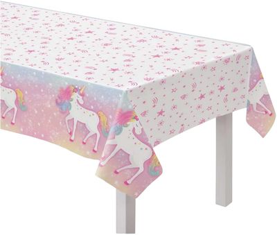 Unicorn Platic Table cover 52" x 96"