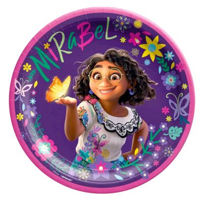 Encanto Mirabel– 9" Round Paper Lunch Plates (8-Pack)