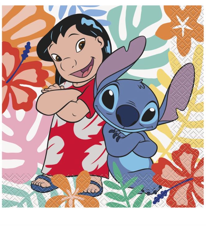 Disney Stitch Luncheon Napkins  16ct