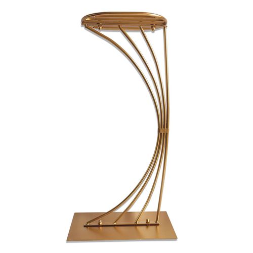 C-Shape Metal Centerpiece | 27.5"x15.75"x8" |, Color: Gold
