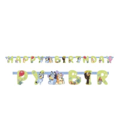 Bluey "Happy Birthday" Jointed Banner 6 ft