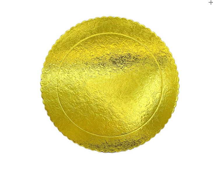 10" Cake Boards – 6ct, Color: Gold