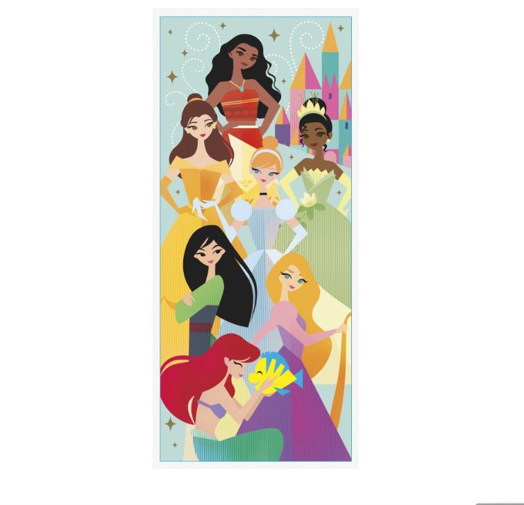 Disney Princess Door Poster  27 x 60"
