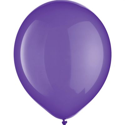 Purple Solid Color Latex Balloons 12inch – 10 Count