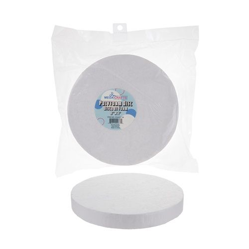 2 pcs 8" Poly Foam Craft Disc