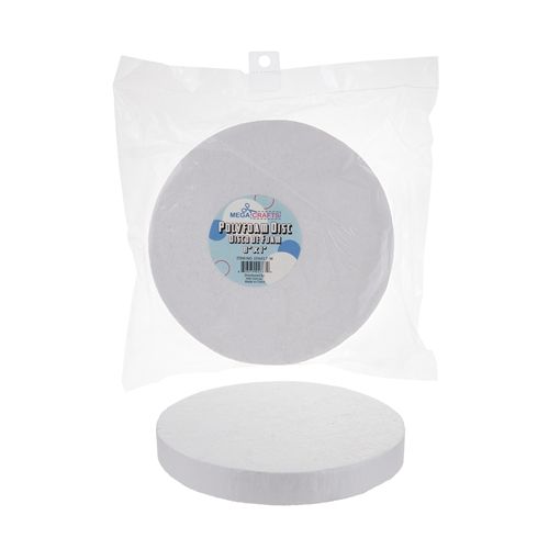 2 pcs 8" Poly Foam Craft Disc