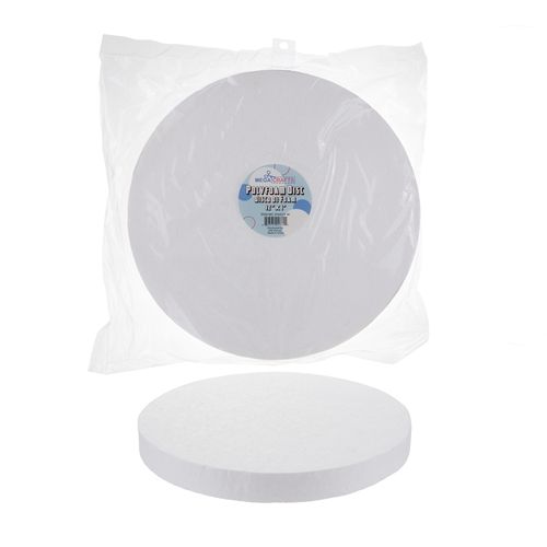 1 pc 12" Poly Foam Craft Disc