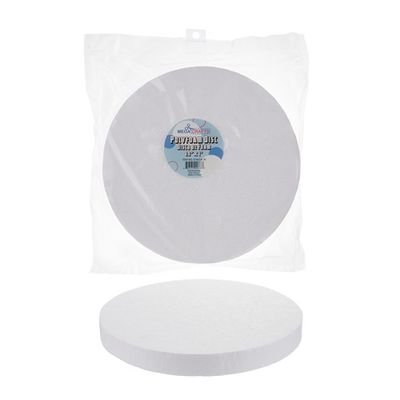 Create stunning DIY projects with this 10-inch Poly Foam Craft Disc. Ideal for arts and crafts, wedding decorations, centerpi