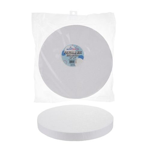 1 pc 10" Poly Foam Craft Disc