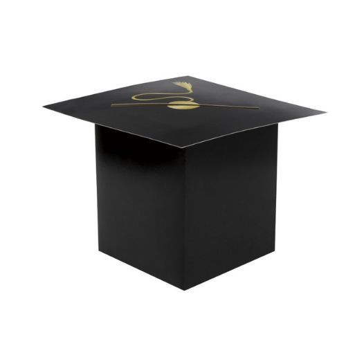Cap &amp; Tassel Graduation Card Box – 11" x 11" x 8.5"
