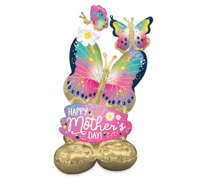 44" AirLoonz Vibrant Flutters Balloon – Happy Mother's Day