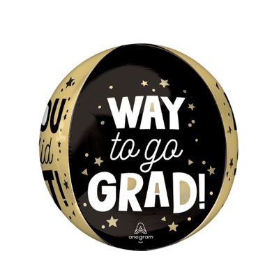 Orbz “Way to Go, You Did It!” Grad Balloon – 16″