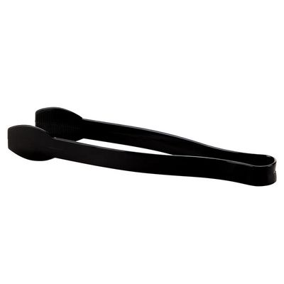 9" Black Tongs – Durable, Non-Slip Grip for Cooking, Grilling, and Serving 6ct