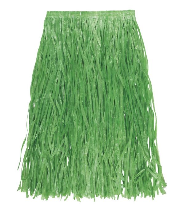 Green Luau Hula Skirt (Nylon) – Classic Island Style