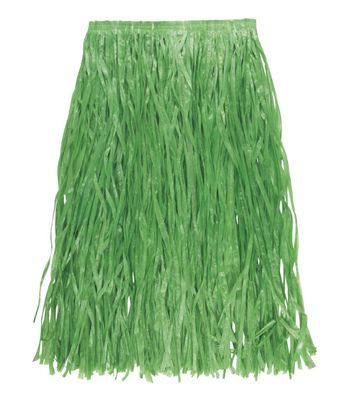 Green Luau Hula Skirt (Nylon) – Classic Island Style