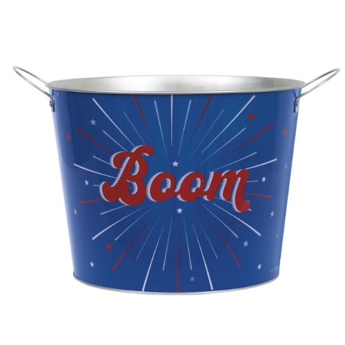 Patriotic USA Metal Tub