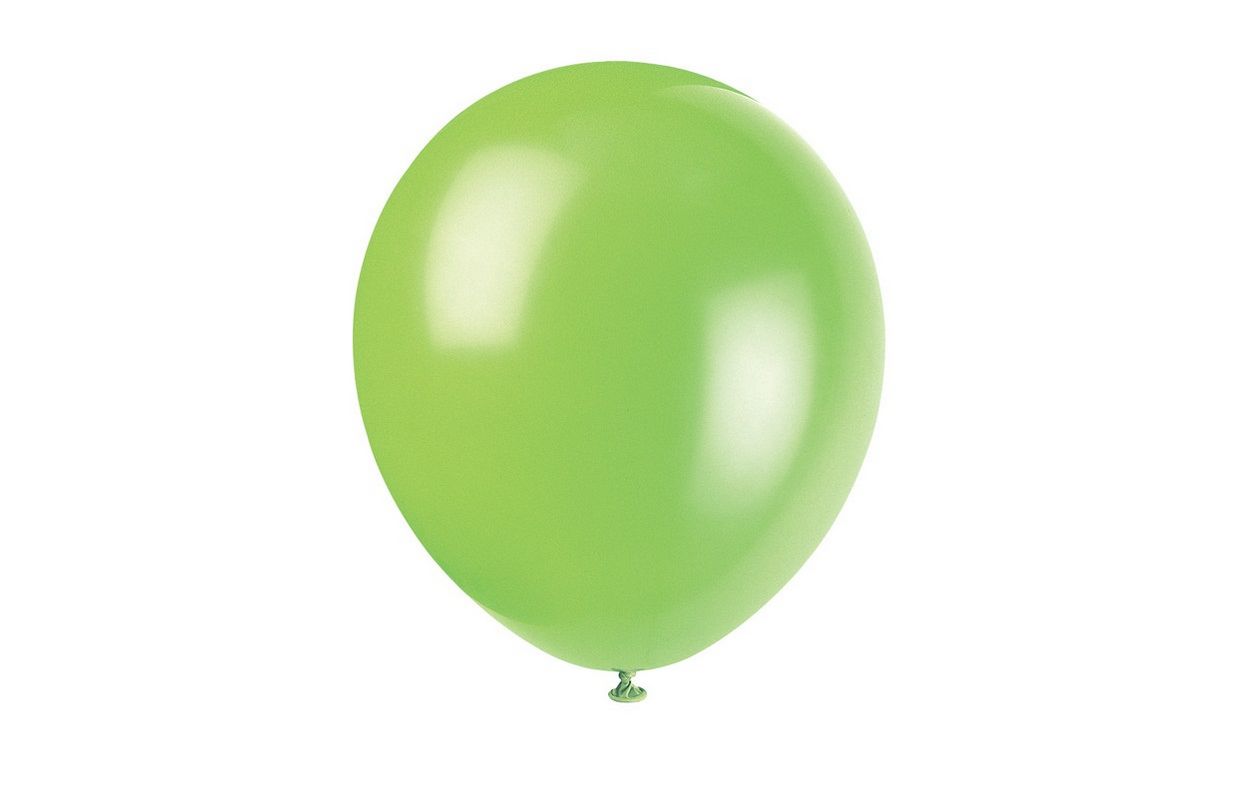9" Latex Balloons  20ct - Lime Green