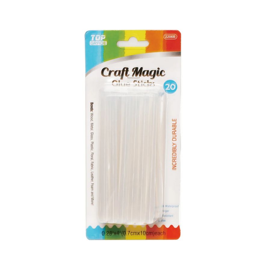 4"/20ct glue gun sticks