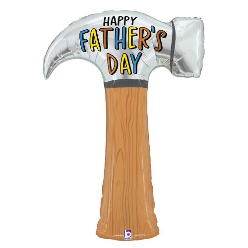 35" Father's Day Hammer Foil Balloon | Father's Day Party Decoration