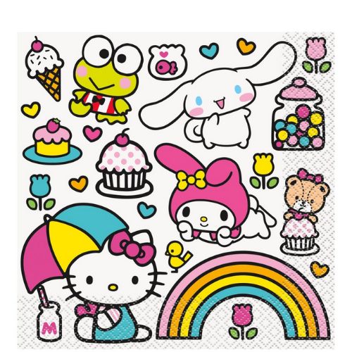 Hello Kitty &amp; Friends Luncheon Napkins – 16ct
