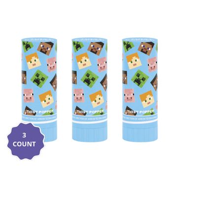 Minecraft Twist Poppers  3ct