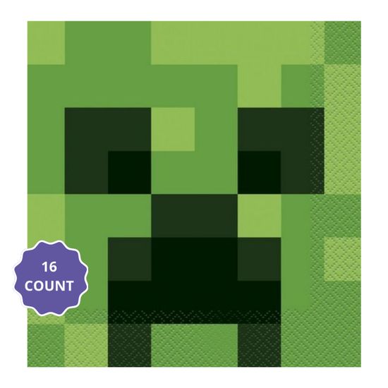 Minecraft Luncheon Napkins  16ct