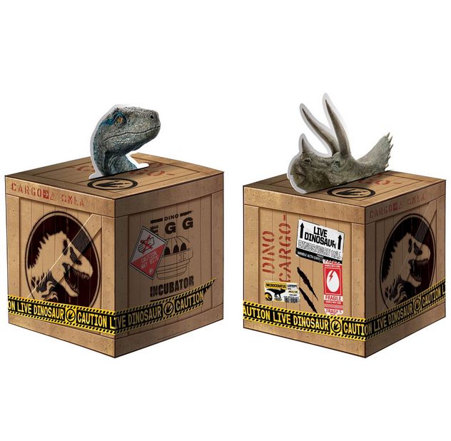 Jurassic World "Live Dinosaur" Sign Table Centerpiece Decorations – 2pcs
