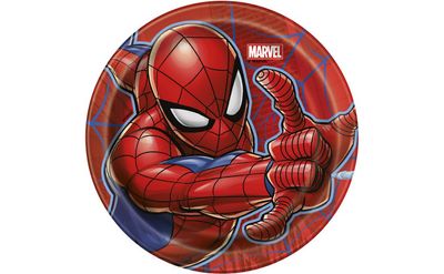 Spider-Man Round 7" Dessert Plates  8ct