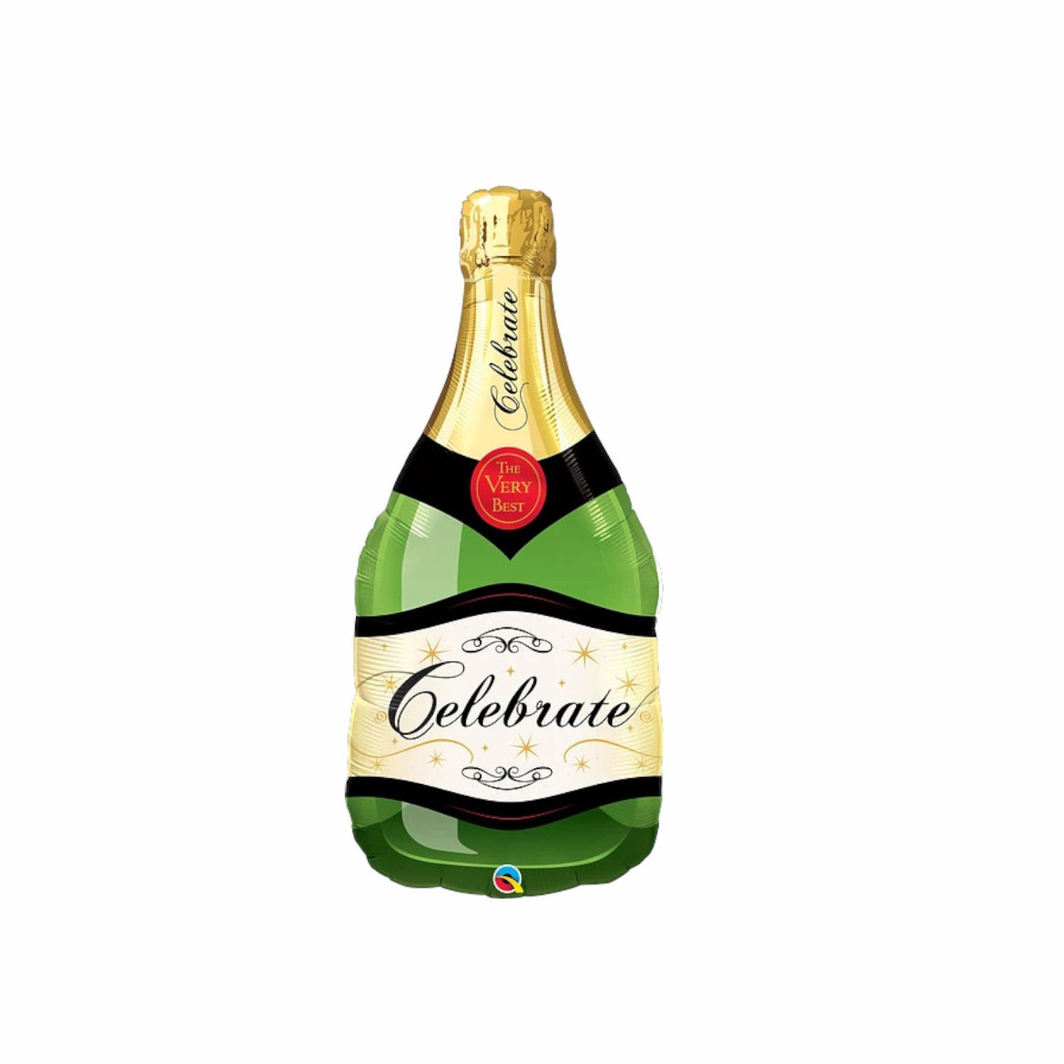 Celebrate Champagne Bottle Supershape Foil Balloon – 39"