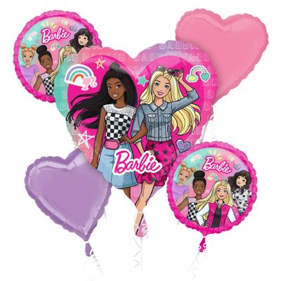 Barbie Balloon Bouquet – 5 Piece
