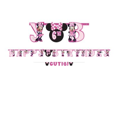Minnie Mouse Forever Personalized Jumbo Letter Banner Kit