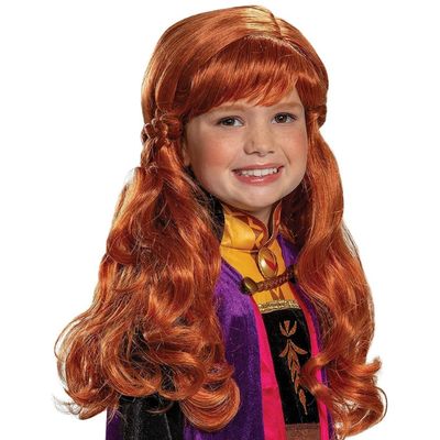 Frozen Anna Child Wig – Long Auburn Costume Wig