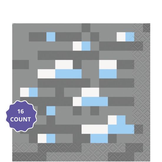 Minecraft Beverage Napkins  16ct
