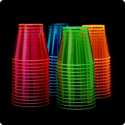 1 OZ  Neon Shot cups 24ct