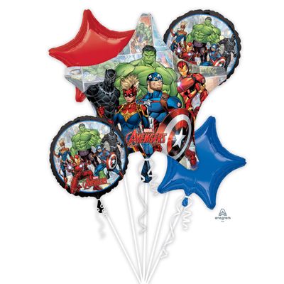 Avengers "Powers Unite" Balloon Bouquet 5pcs