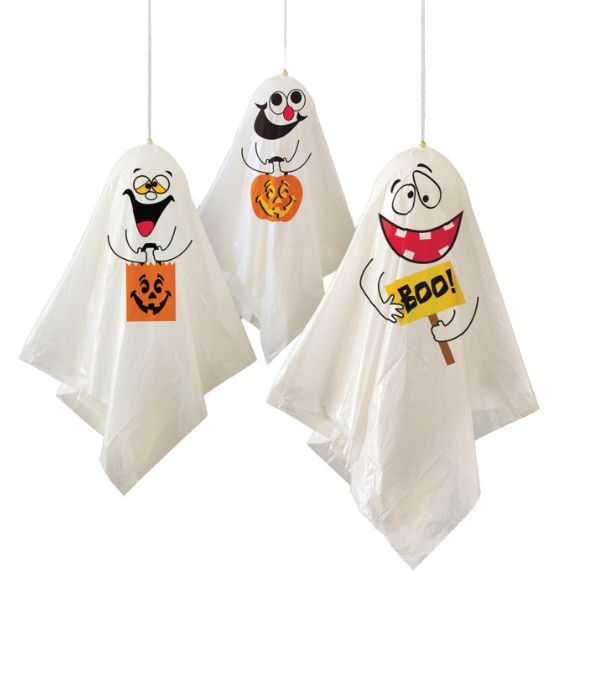 Ghost Hanging Decorations – 3ct