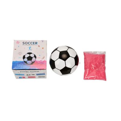 Gender Reveal Plastic Soccer Ball with Powder