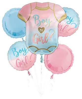 Bouquet The Big Reveal – Onesie “Boy or Girl?” (5pcs) Bouquet The Big Reveal – Onesie “Boy or Girl?” (5pcs)