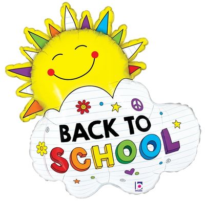 31" Back to School Sunshine Foil Balloon