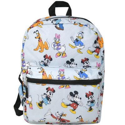 Mickey and Friends All Over Print 16" Backpack
