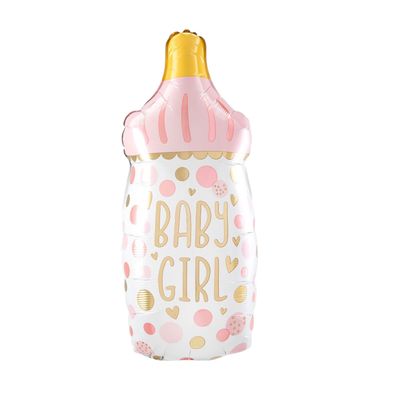 20" Baby Girl Bottle Foil Balloon