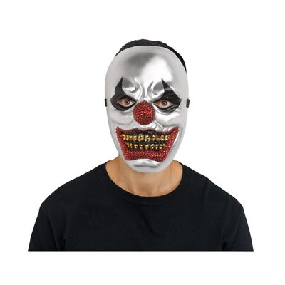 Big Top Bling Clown Mask – Adult Size