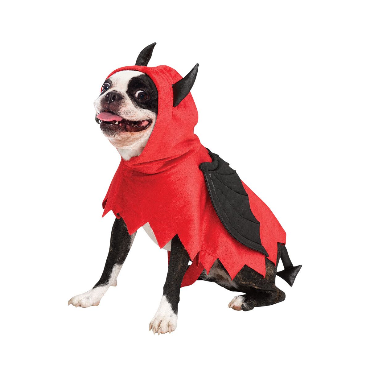 Pup Poncho – Devil Halloween Costume, SIZE &amp; VARIETY: S/M 11-27LBS
