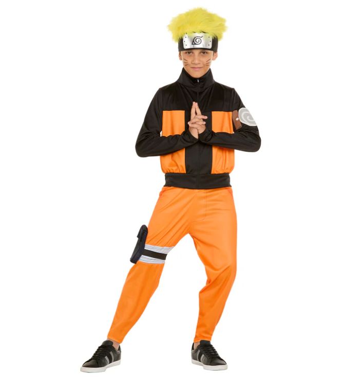 Child Naruto Shippuden Naruto Costume, INSPIRIT SIZE: M