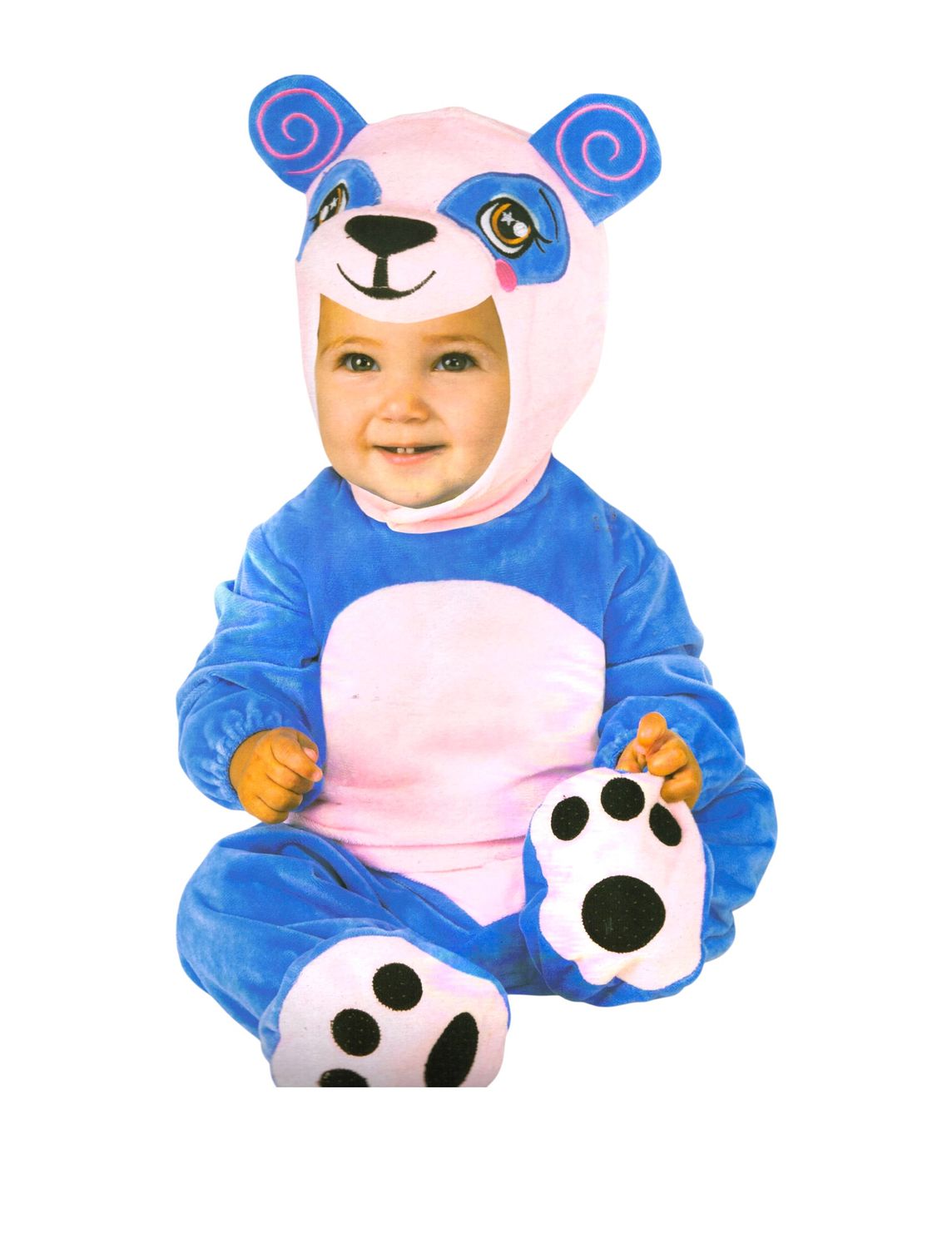 Colorful Panda Infant Costume – 12–24 Months