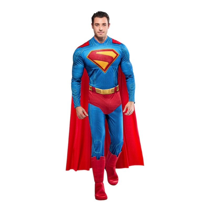 Deluxe Superman Costume for Adults, Rubies Size: M
